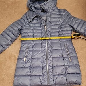 Calvin Klein Women's Slate Blue Puffer Coat